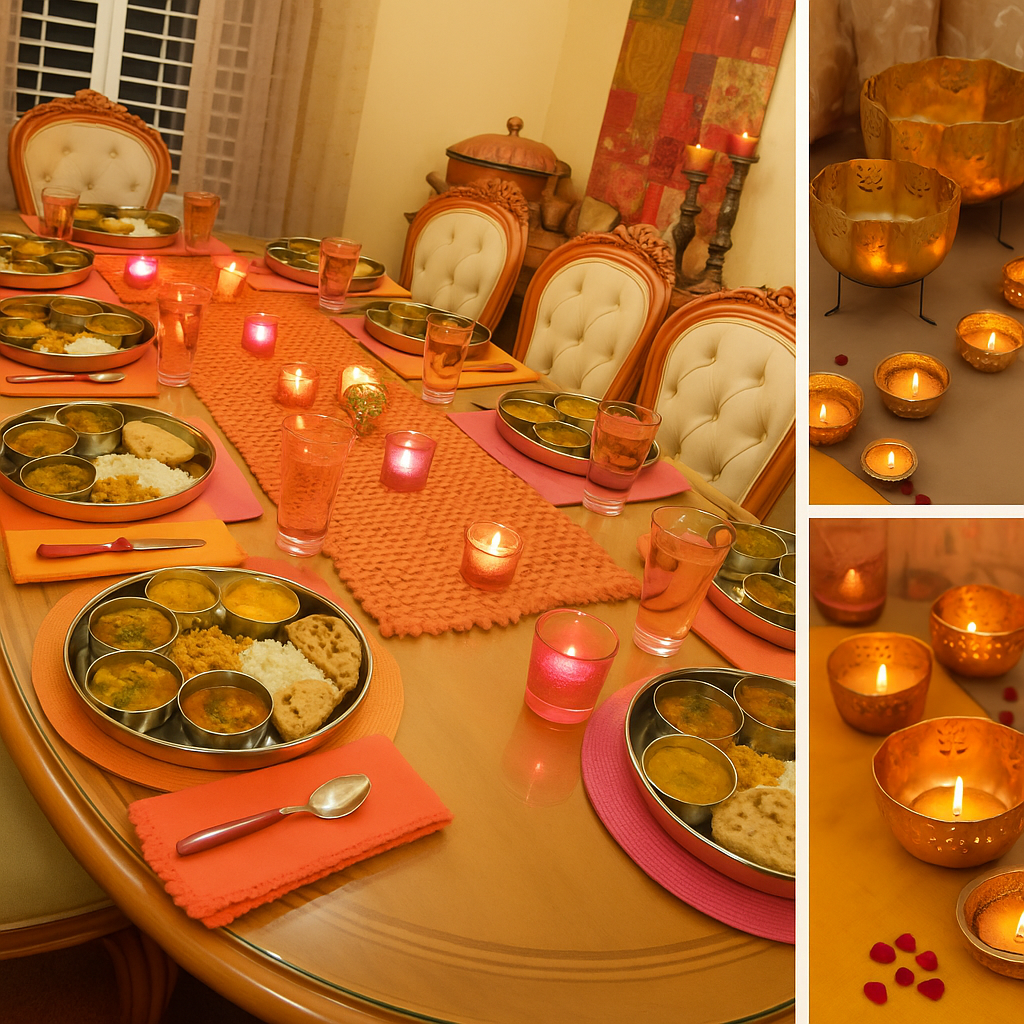 Diwali Table Decoration Ideas at Home
